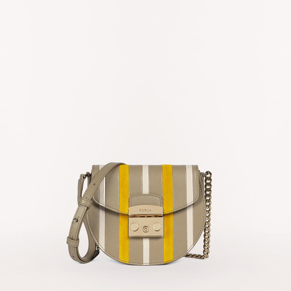 Bolso Bandolera Furla Colombia - Metropolis Bolsos Mujer Beige 230147UDT